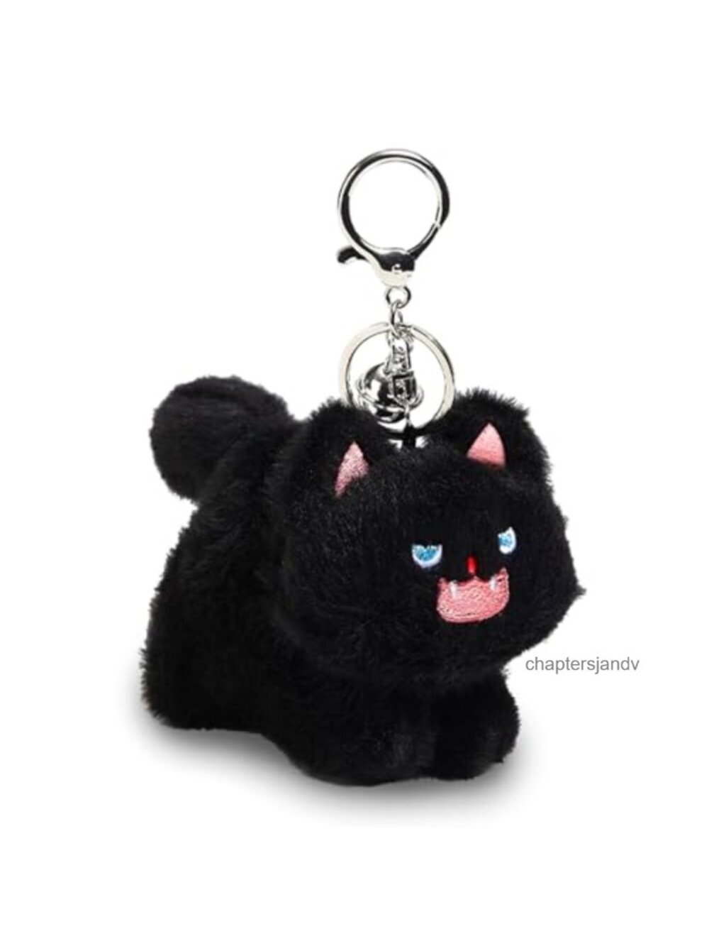 Plush Cat Keychain Black Cat Bag Charm Kawaii Backpack Accessory